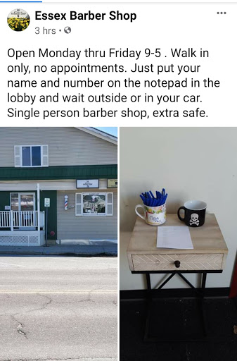 Barber Shop «Essex Barber Shop», reviews and photos, 38c Park St, Essex Junction, VT 05452, USA