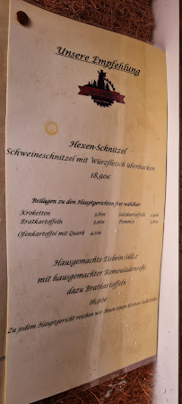 Hotel Garni und Gaststätte Zum Holzfäller à Wernigerode menu