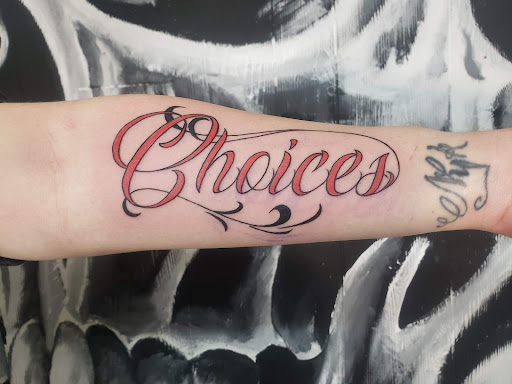 Explore vegan tattoo ideas, creative tattoo ideas in Decatur, available at Exclusive Ink Tattoos & Body Piercings 22nd & Wood