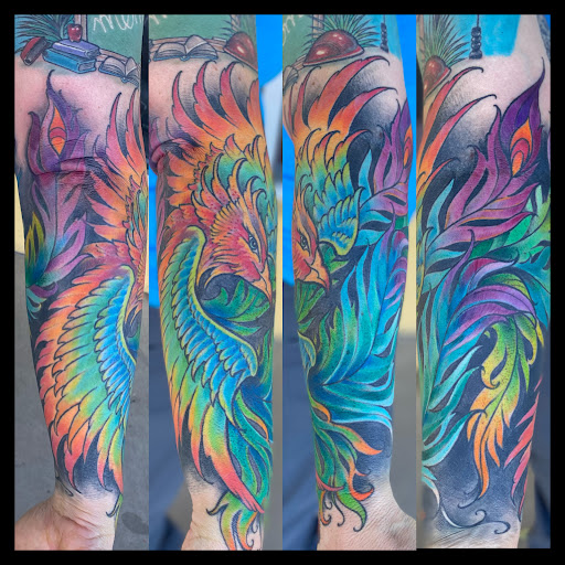 Explore fighting tattoo ideas, creative tattoo ideas in Las Cruces, available at Syncere Tattoo