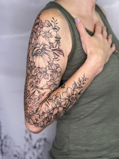 Explore german shepherd tattoo ideas, creative tattoo ideas in Carefree, available at Lucid Arts - Design & Tattoo