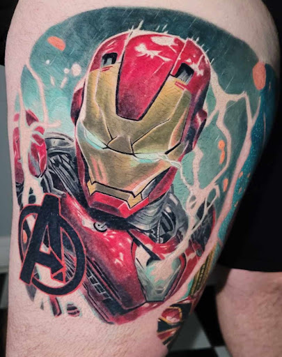 Explore horror tattoos ideas, creative tattoo ideas in Columbia, available at Black Widow Tattoo