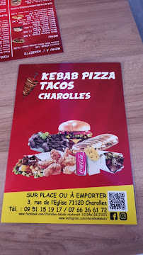 Menu / carte de Kebab Charolles ES à Charolles