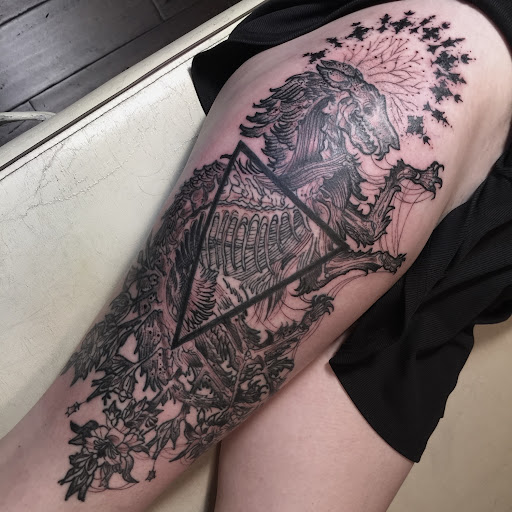 Explore small symbolic tattoo ideas, creative tattoo ideas in Fresno, available at Widows Walk Tattoo