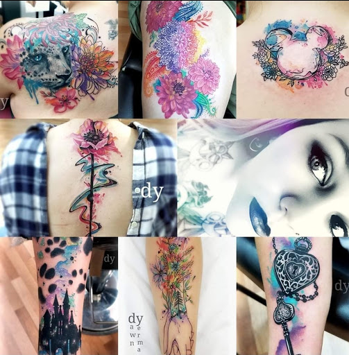 Explore arm sleeve tattoo ideas for guys, creative tattoo ideas in Benton, available at Spectrum Tattoo