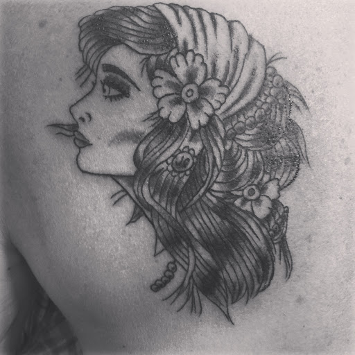 Explore 22 a day tattoo ideas, creative tattoo ideas in Frisco, available at Frisco Tattoo Company - Steel PaintBrush