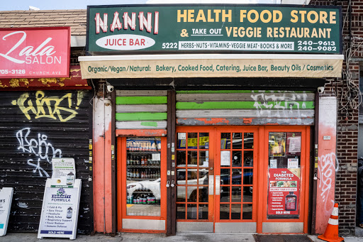 Nanni Health Store & Vegan Restaurant, 5222 Church Ave, Brooklyn, NY 11203, USA, 