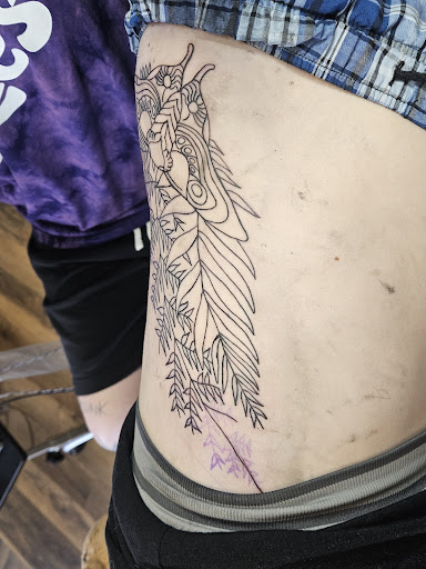 Explore arm piece tattoo ideas, creative tattoo ideas in Leavenworth, available at Righteous Tattoo Studio