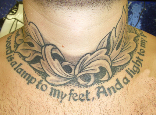 Explore chest name tattoo ideas, creative tattoo ideas in Kailua Kona, available at Big Island Tattoo & Piercing