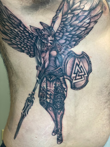 Explore forearm tattoo idea for men, creative tattoo ideas in Moundsville, available at Cherry Haze Tattoo