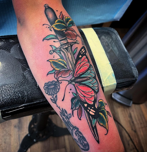 Explore phoenix tattoo ideas for females, creative tattoo ideas in Madera, available at Sea Wolf Tattoo