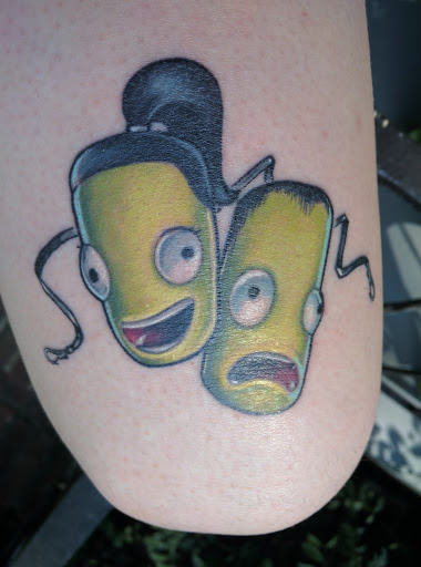 Explore mother son tattoo ideas, creative tattoo ideas in Atlanta, available at Apocalypse Tattoo Co