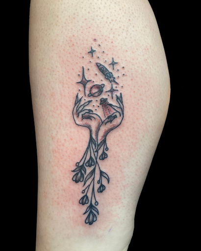 Explore foot tattoo ideas for female, creative tattoo ideas in Payette, available at Boomerang Tattoo Company