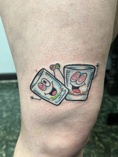 Explore gun tattoo ideas for men, creative tattoo ideas in Aurora, available at Ronin Tattoo Studio INC