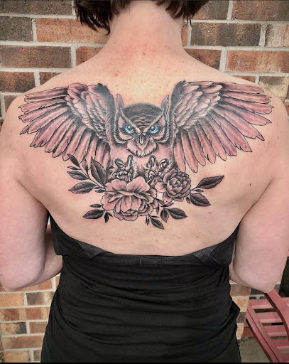 Explore black white tattoo ideas, creative tattoo ideas in Stevens Point, available at Black Rabbit Tattooing