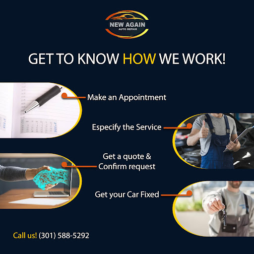 Auto Repair Shop «New Again Auto Repair», reviews and photos, 9200 Talbot Ave, Silver Spring, MD 20910, USA