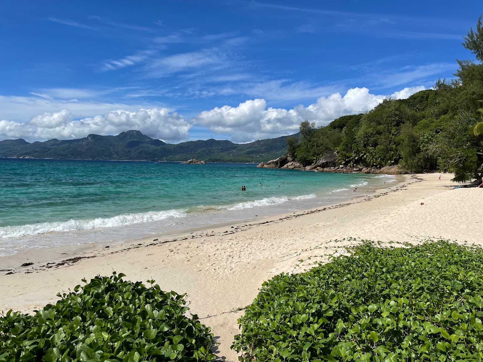 Photo of Anse Soleil Beach with turquoise pure water surface