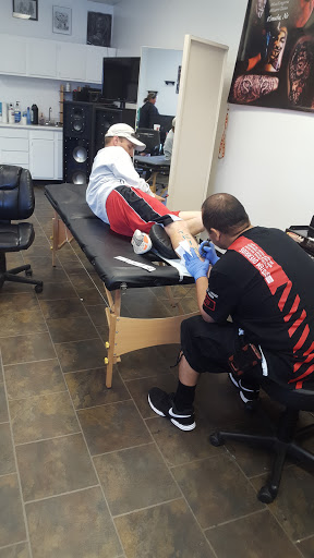 Explore tattoo half sleeve ideas male, creative tattoo ideas in Omaha, available at Bizarre Tattoo