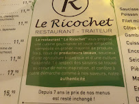 Le Ricochet à Alès menu