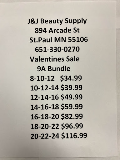 Beauty Supply Store «J & J BEAUTY SUPPLY», reviews and photos, 894 Arcade St, St Paul, MN 55106, USA