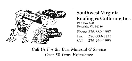 Southwest Virginia Roofing & Guttering, INC in Rosedale, Virginia