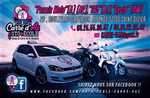 Auto Moto École Carré D'as à Saint-Dizier, Haute-Marne