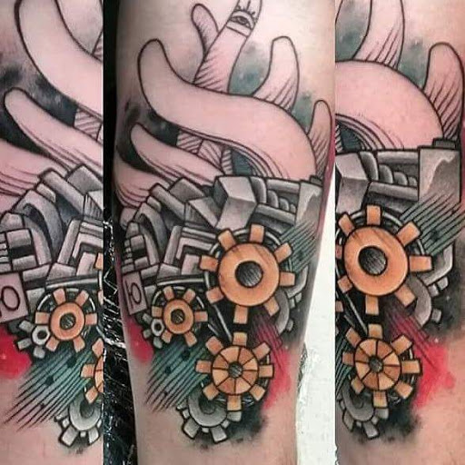 Explore demon slayer tattoo idea, creative tattoo ideas in Green Bay, available at Endless Expansion Custom Tattoo LLC & Alyssa Marie Paramedical & Areola Tattoos