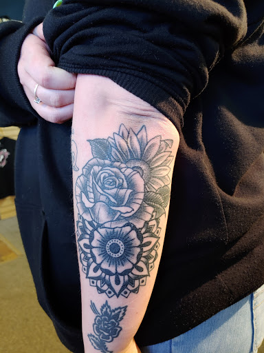 Explore mandalorian tattoo ideas, creative tattoo ideas in Bargersville, available at Angels and Demons Tattoo