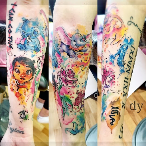 Find tattoo ideas with clocks for your next unique tattoo in Benton at Spectrum Tattoo