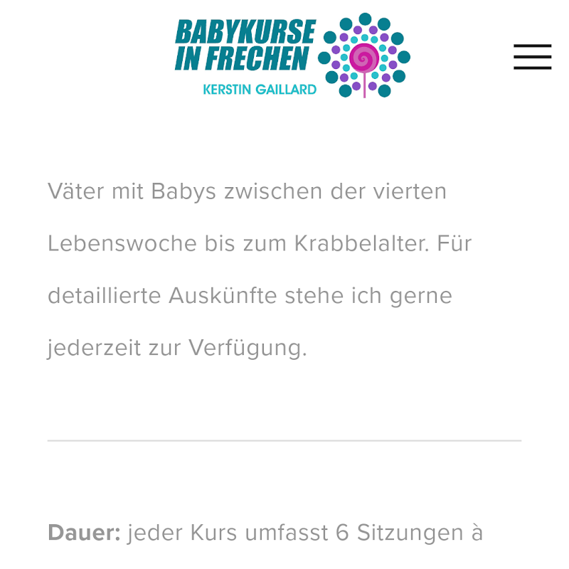 Babymassage Babykurse in Frechen