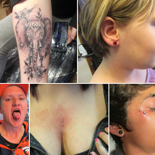 Explore cool stick and poke tattoo ideas, creative tattoo ideas in Elko, available at Tom Custom Tattoos and Body Piercing Studio