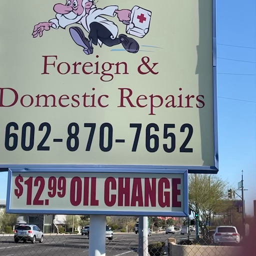 Auto Repair Shop «Doctor Automotive Repair», reviews and photos, 13623 N Cave Creek Rd, Phoenix, AZ 85022, USA