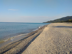 Foto von Lefka beach mit lange bucht