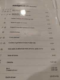 Carte du Aloha Mare à Santa Teresa di Riva