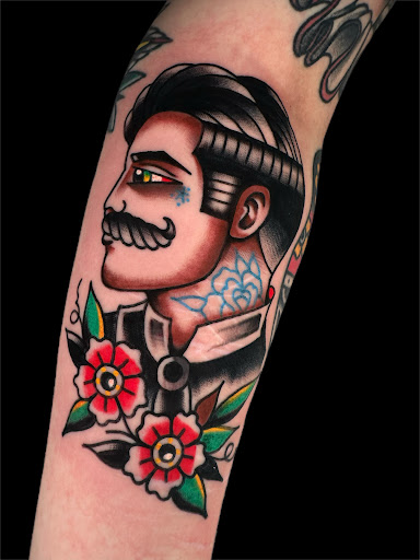 Explore henna tattoo ideas for men, creative tattoo ideas in Johnson City, available at Gold Cross Tattoo Co.