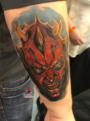 Explore stairway to heaven tattoo ideas, creative tattoo ideas in Atlanta, available at Golden Anchor Tattoo