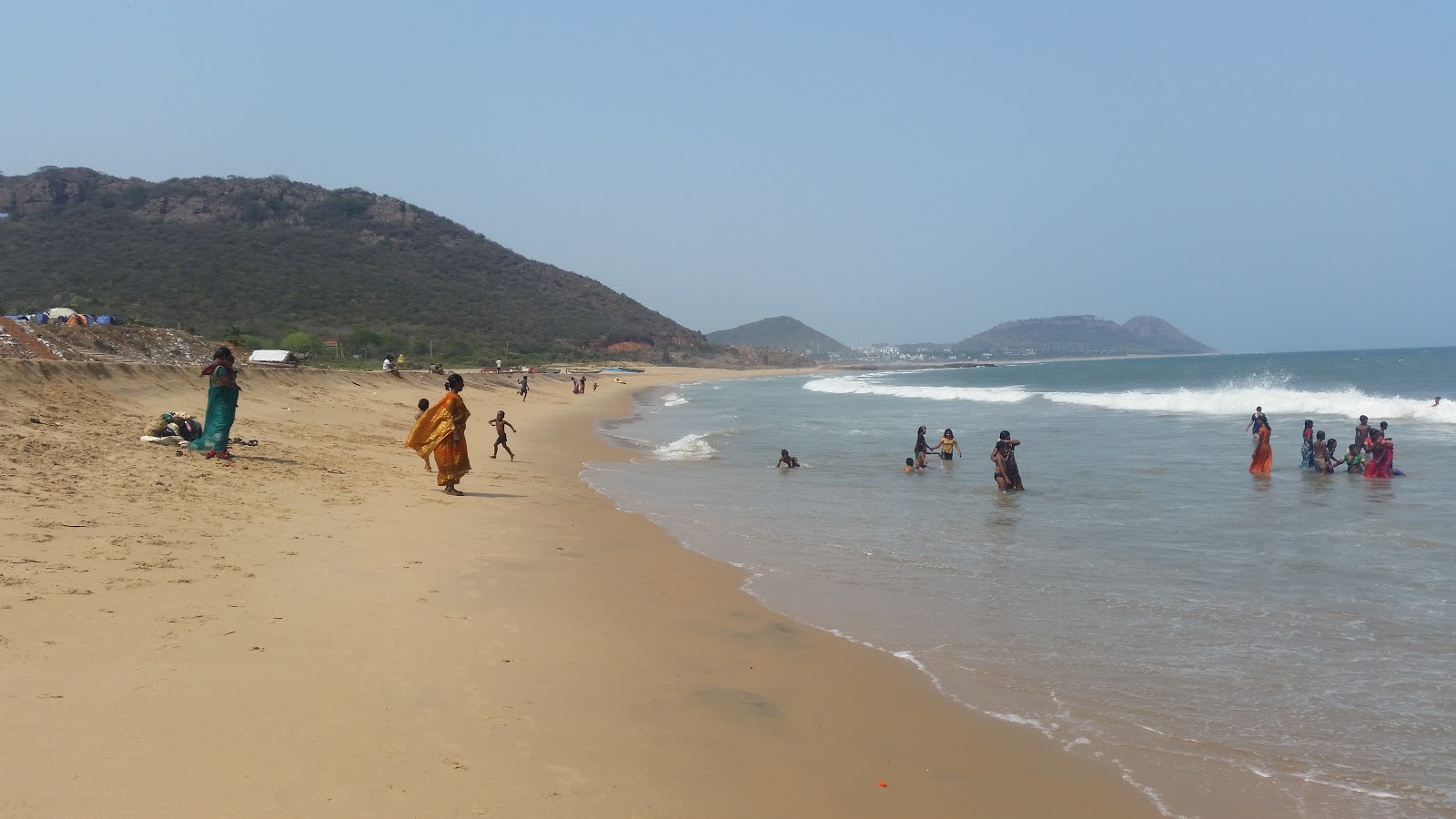 Fotografija Sagar Nagar Beach z svetel pesek površino