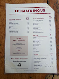 Bistro Le Bastringue à Paris (la carte)