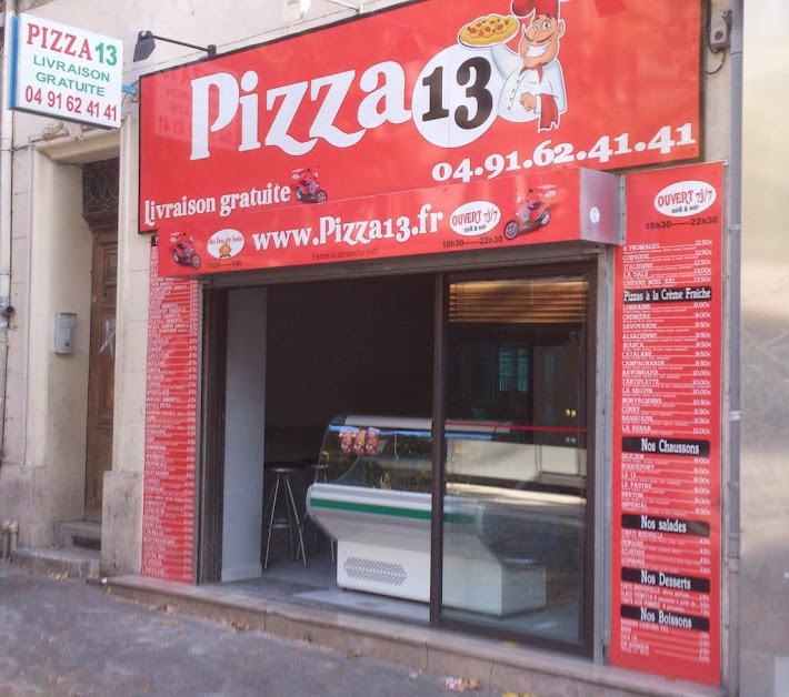 Pizza 13 13001 Marseille