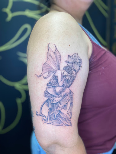 Explore bible tattoo ideas for men, creative tattoo ideas in Plymouth, available at My Little Needle Tattoos