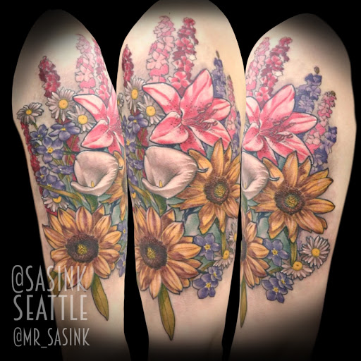 Explore last name tattoo ideas female, creative tattoo ideas in Seattle, available at West Seattle Tattoo