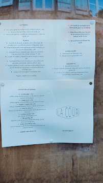 Restaurant français La Cour à Angoulême - menu / carte