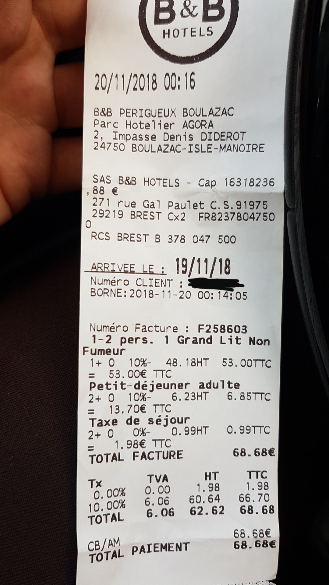 Photo n° 2 de l'avis de Maëlle.u fait le 20/11/2018 à 11:08