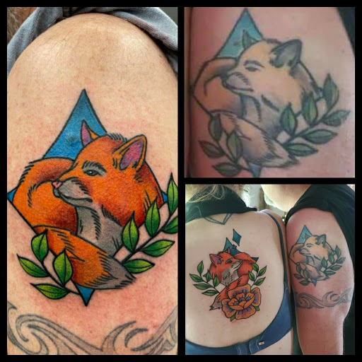 Explore small emo tattoo ideas, creative tattoo ideas in Shelbyville, available at Stage Left Tattoo and Piercing