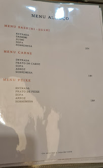 Restaurante Rino à Matosinhos menu