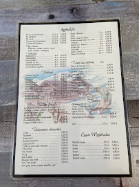 Carte du Restaurant La Crémaillère à Montriond
