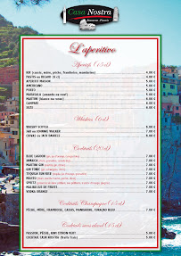 Restaurant italien Casa Nostra Mario Le Mesnil-Amelot à Le Mesnil-Amelot (le menu)
