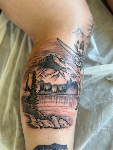 Explore blue butterfly tattoo ideas, creative tattoo ideas in Maple Lake, available at Earth Child Tattoo