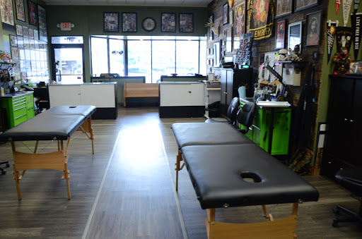 Find in between breast tattoo ideas for your next unique tattoo in South Bend at Mystic Union Tattoo & Piercing