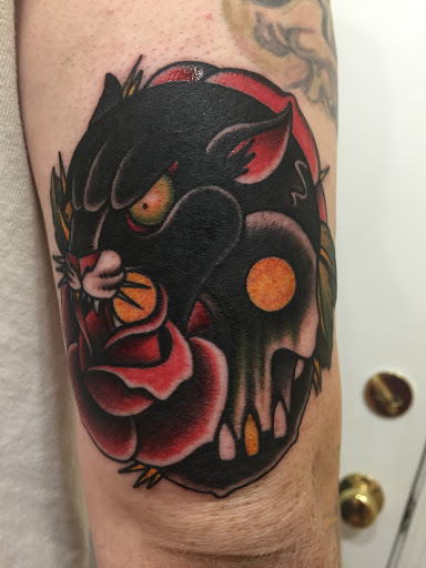 Explore barbed wire tattoo cover up ideas, creative tattoo ideas in Richmond, available at Loose Screw Tattoo